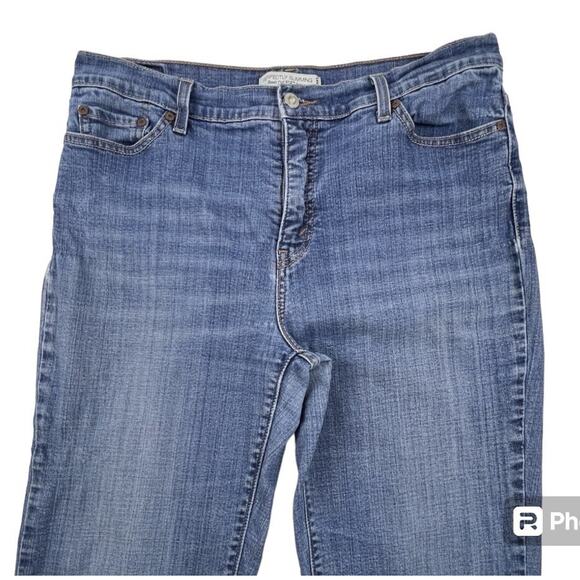 Levi's 512 Jeans Womens 16 Short Perfectly Slimming Stretch Bootcut Medium Wash - Picture 3 of 10